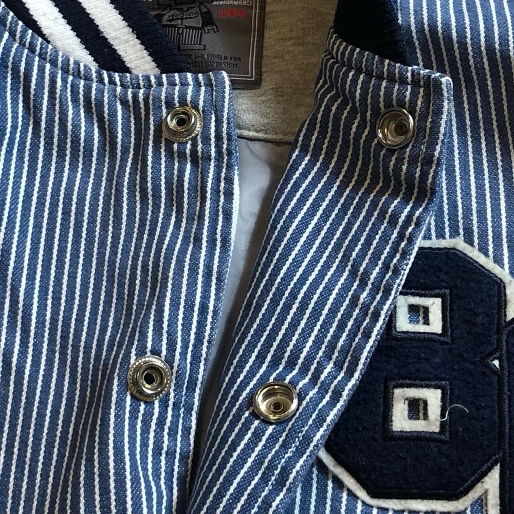 Patchwork Denim Jacket Cotton Pockets Juniors Sma… - image 5